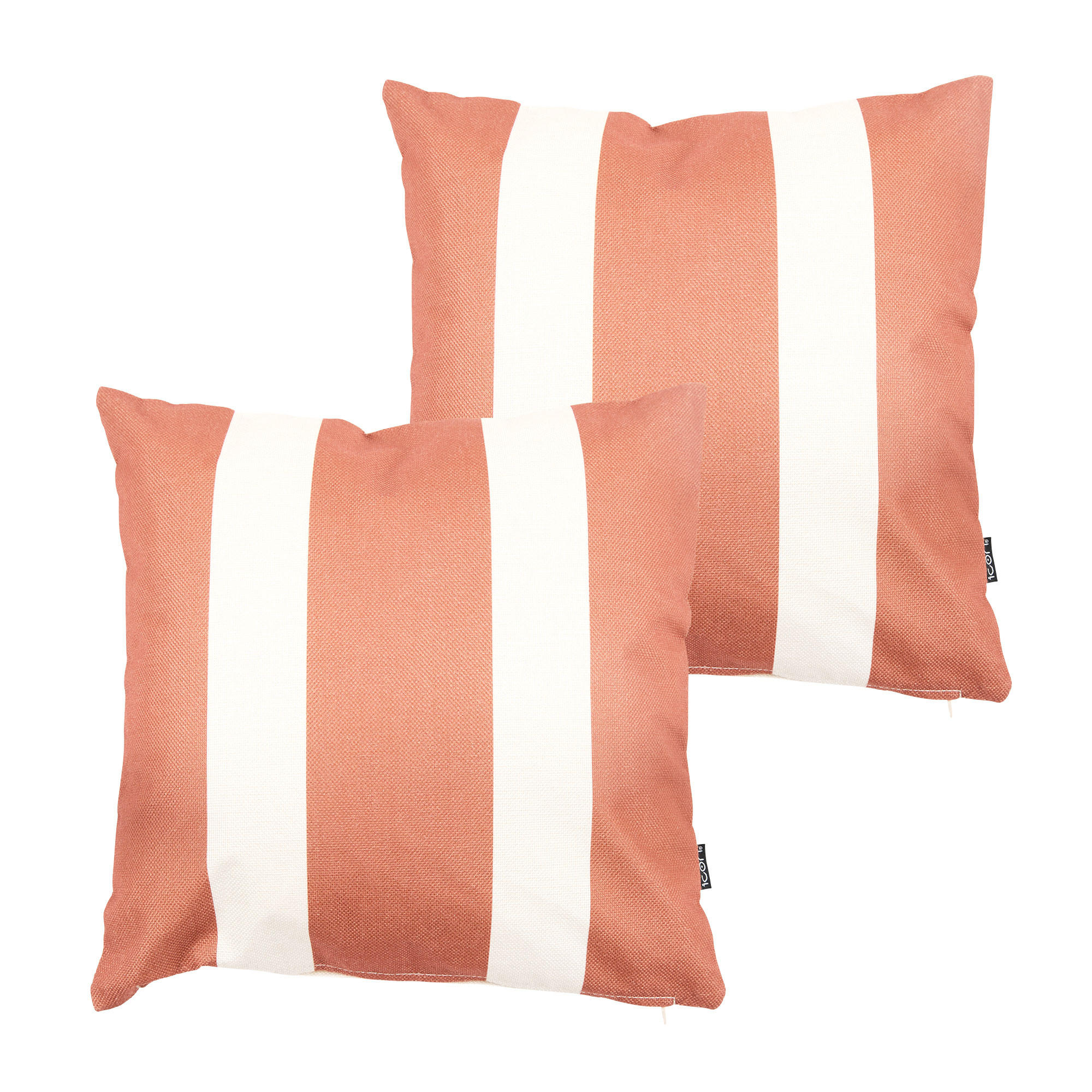 DEKOKISSEN 2er Set - Orange, Textil (43/43cm) - icon