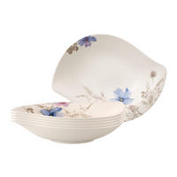 SCHALEN Mariefleur Gris Serve & Salad bunt 29 x 21 cm 6er Set - Multicolor, Keramik (1cm) - Villeroy & Boch