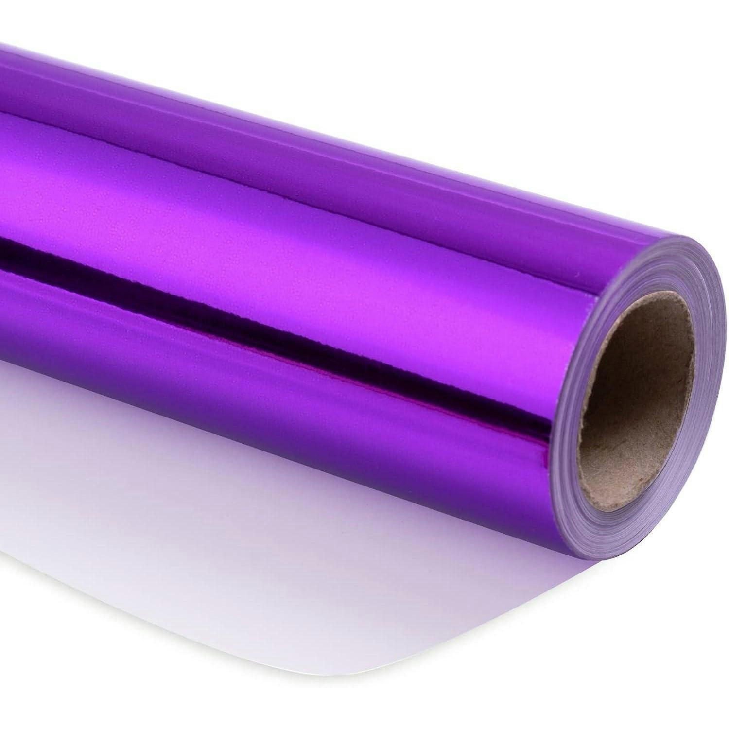 GESCHENKPAPIER Lila Metallic 44,5 cm x 10 m - Lila, Papier (4/44/4cm)
