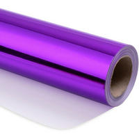 GESCHENKPAPIER Lila Metallic 44,5 cm x 10 m - Lila, Papier (4/44/4cm)