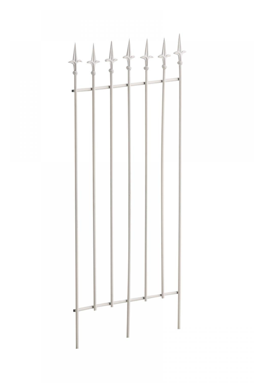 RANKGITTER Metall Weiß - Weiß, Metall (50/100/0.7cm) - CLP