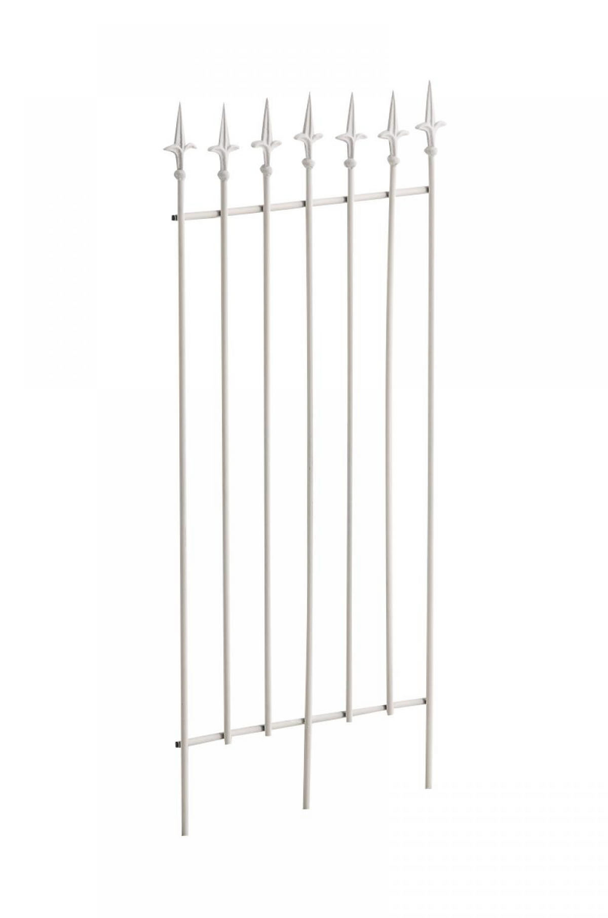 RANKGITTER Metall Weiß - Weiß, Metall (50/100/0.7cm) - CLP