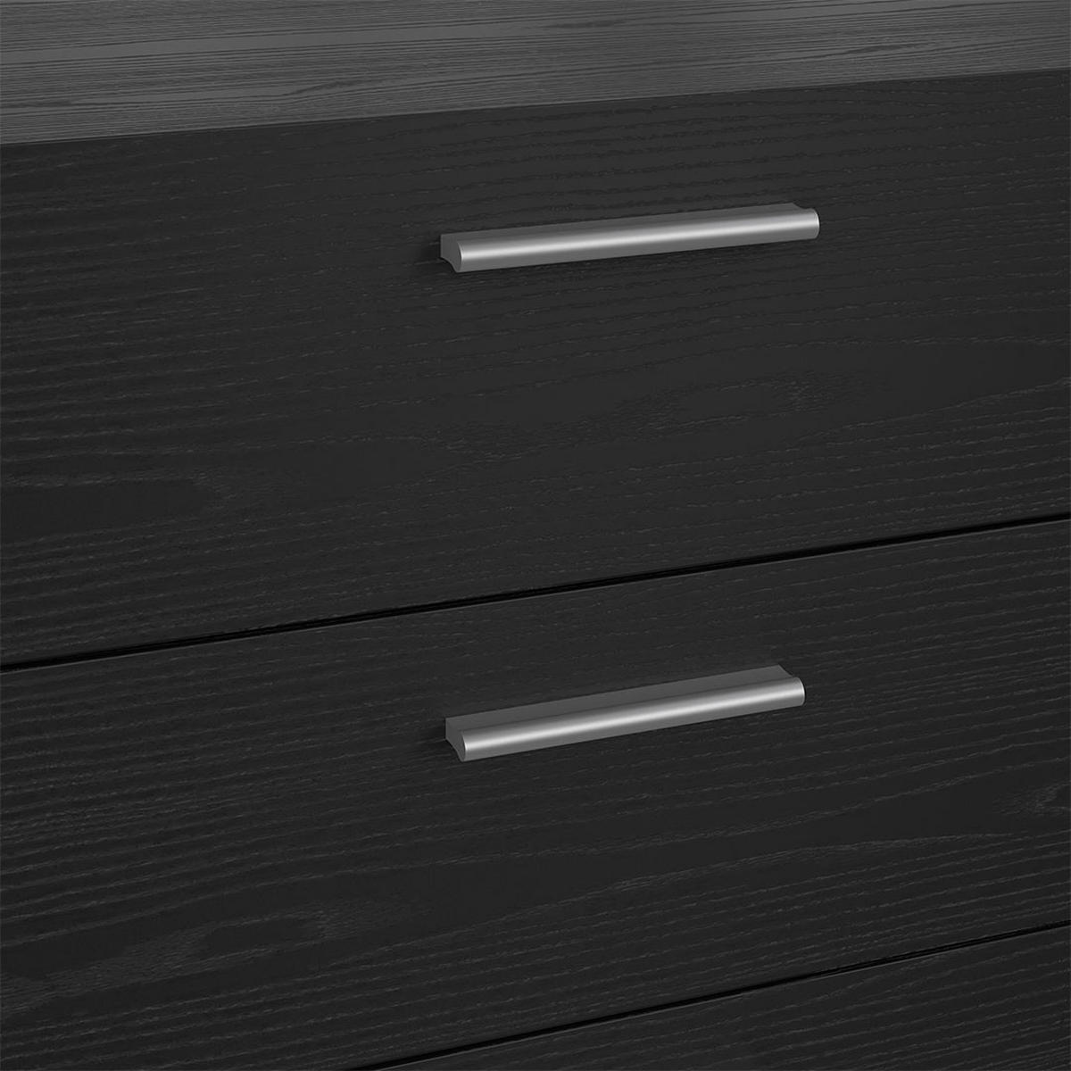 KOMMODE, Pepe, Schwarz, Holzwerkstoff, 140 x 40 x 82 cm - Schwarz, Holzwerkstoff (140/82/40cm) - ebuy24