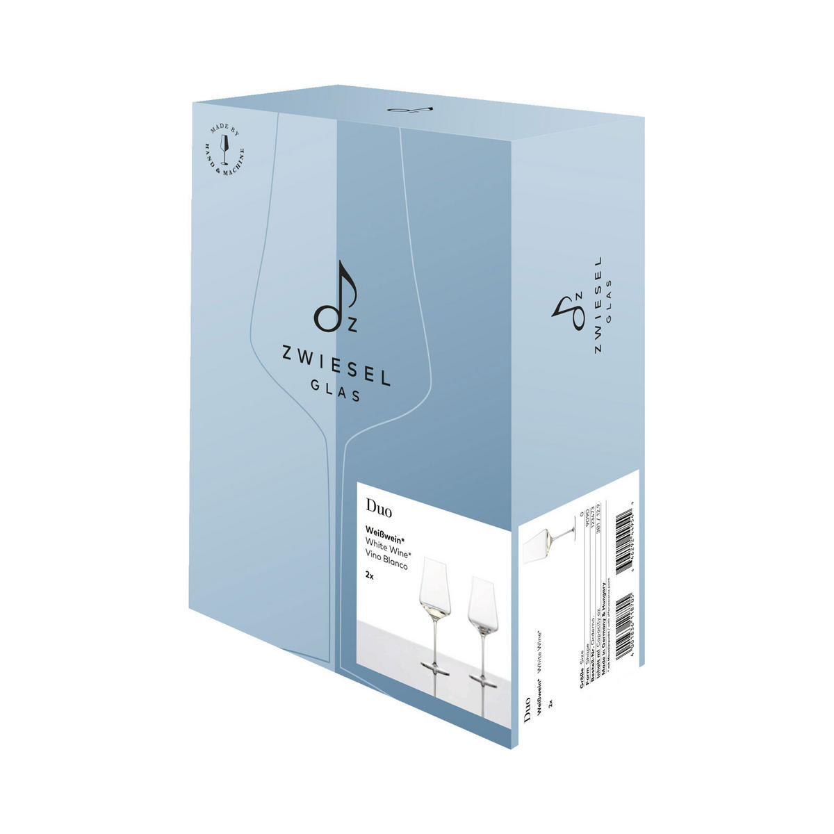 WEISSWEINGLÄSER Duo transparent 381 ml 6er Set - Transparent, Glas (0.381L) - Zwiesel Glas