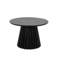 COUCHTISCH rund Schwarz 60/60/40 cm - Schwarz, Holzwerkstoff (60/60/40cm) - Furnhouse