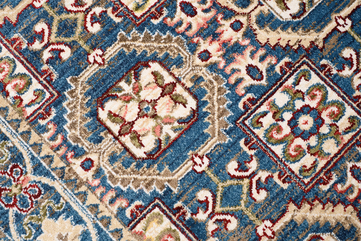 TEPPICH RIVIOLI Blau 240/330 cm - Blau, Textil (240/330cm) - Tapiso