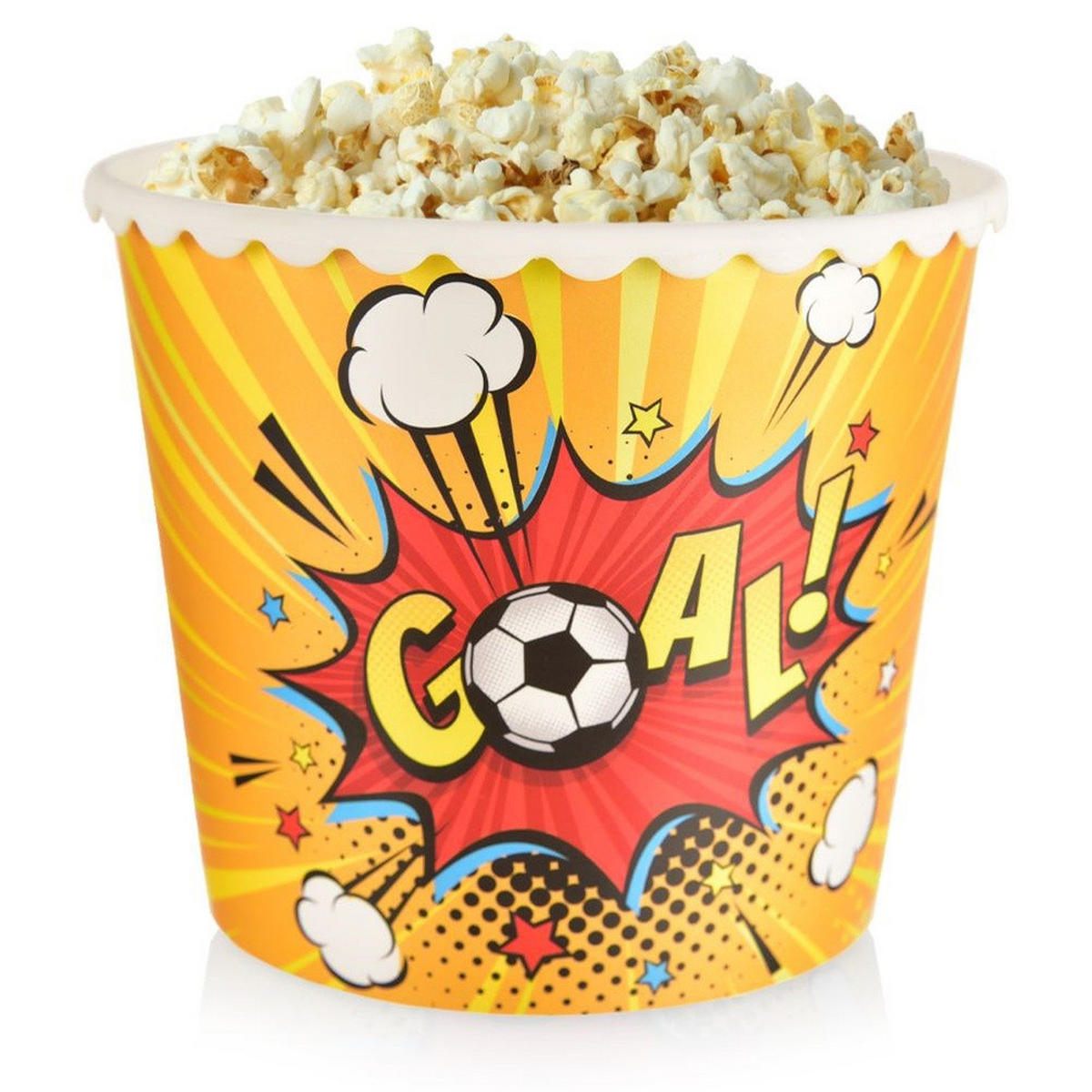 POPCORNBECHER Cinema gelb - Gelb, Kunststoff (17/17/14cm) - Orion 