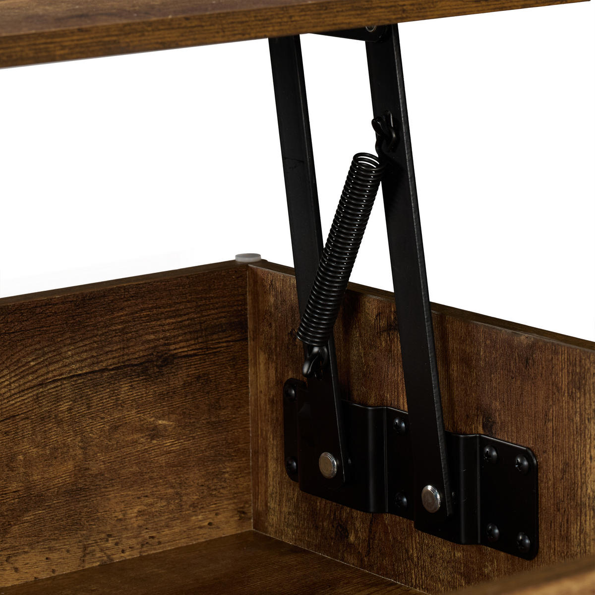 COUCHTISCH - Braun, Holzwerkstoff/Metall (90/86.5/58cm) - Relaxdays