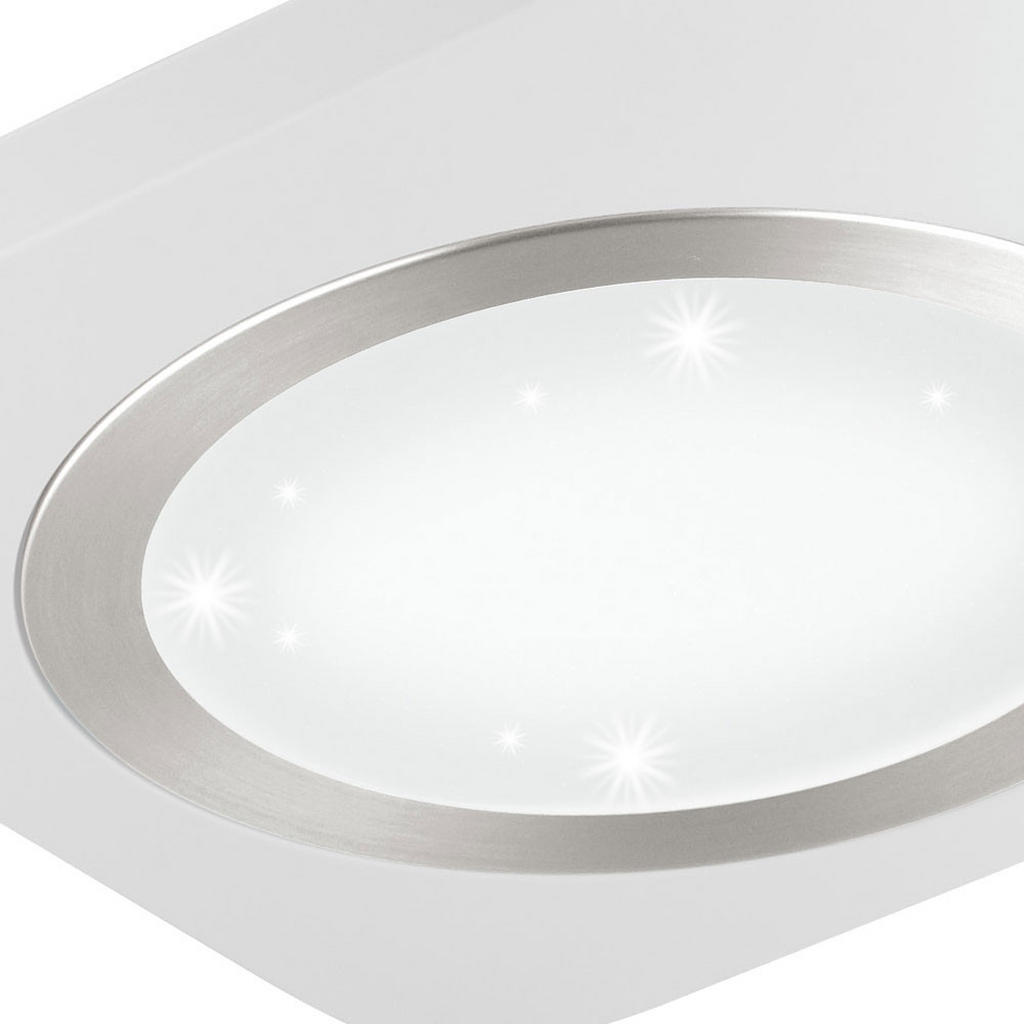 Thumbnail - Xxxl Led, Weiß, Metall, Kunststoff, LED integriert, 40x4x40 cm, Lampen & Leuchten, Innenbeleuchtung, Spots & Strahler, D...