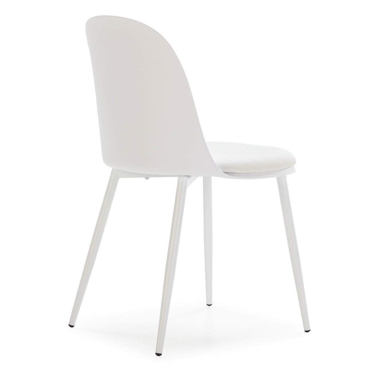 STUHL 4er-Set Kana weiß - Weiß, Kunststoff/Metall (45/83/51cm) - VS Venta-stock