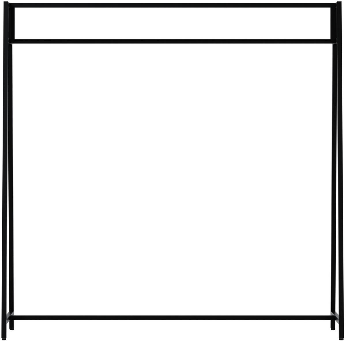 KLEIDERSTÄNDER Fritz 150x35x150cm Metall Schwarz Kleiderstange - Schwarz, Metall (150/150/35cm) - DELUKE