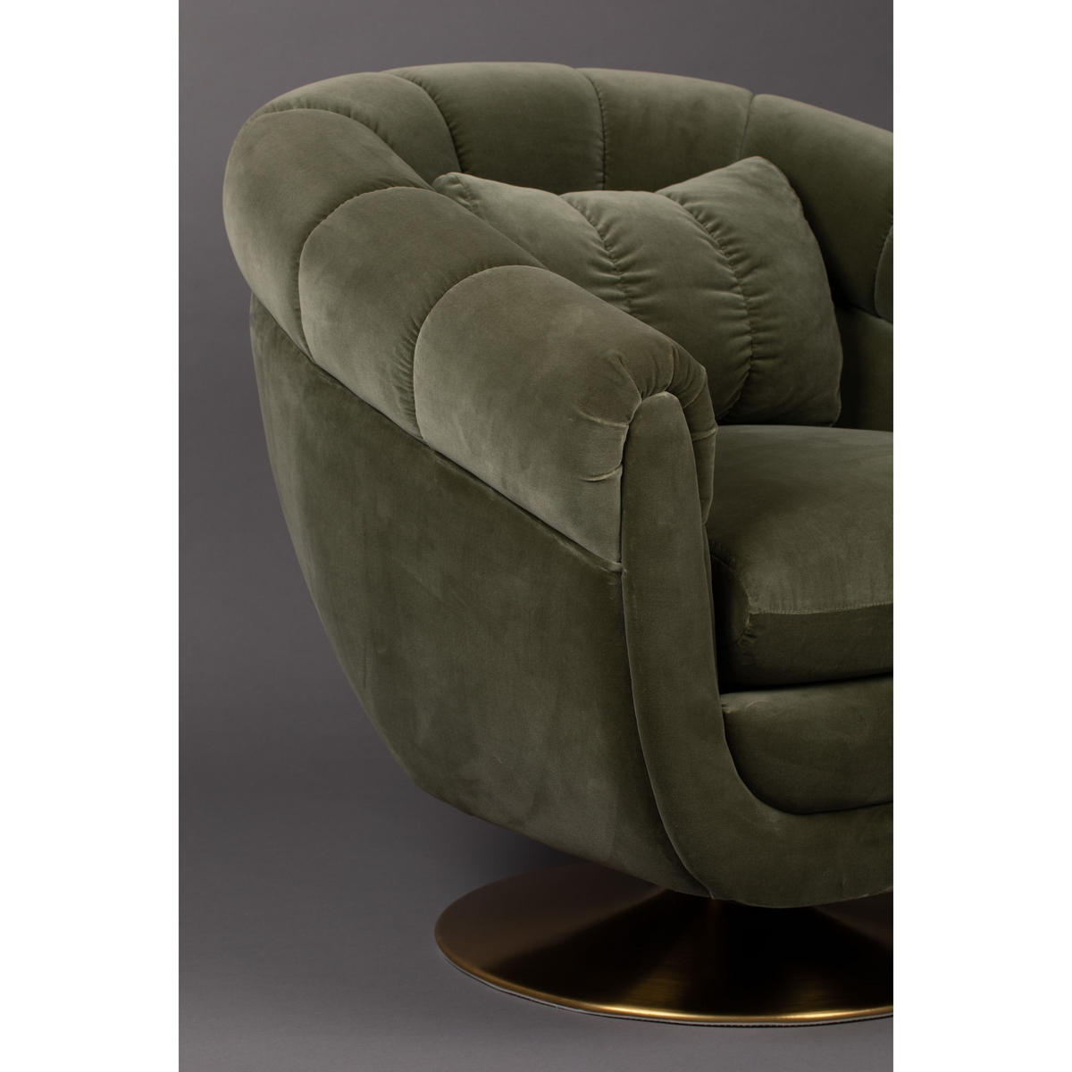 SESSEL Member Grün - Grün, Textil (82/79/88cm) - Dutchbone