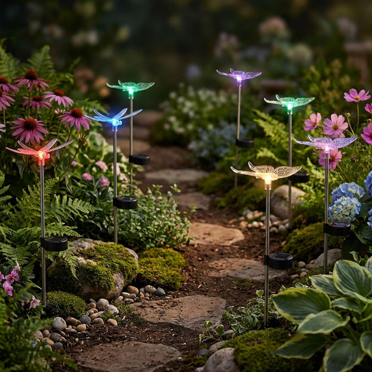 LED AUSSENLEUCHTE Klar Solarlampe Farbwechsel - Klar, Kunststoff (6/7/42cm) - Globo Lighting