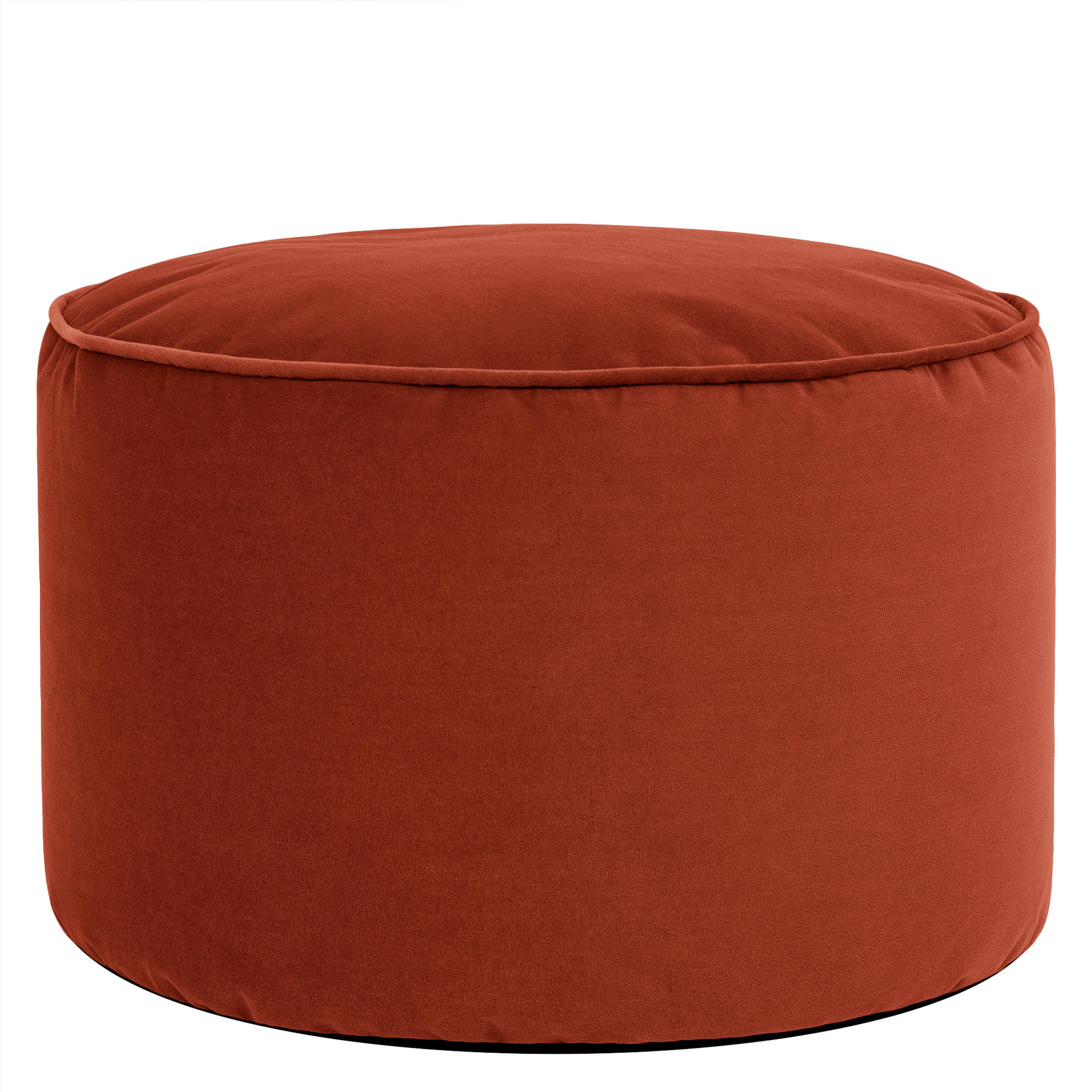 SITZPOUF Rund Milano - Orange, Textil (55/35/55cm) - icon