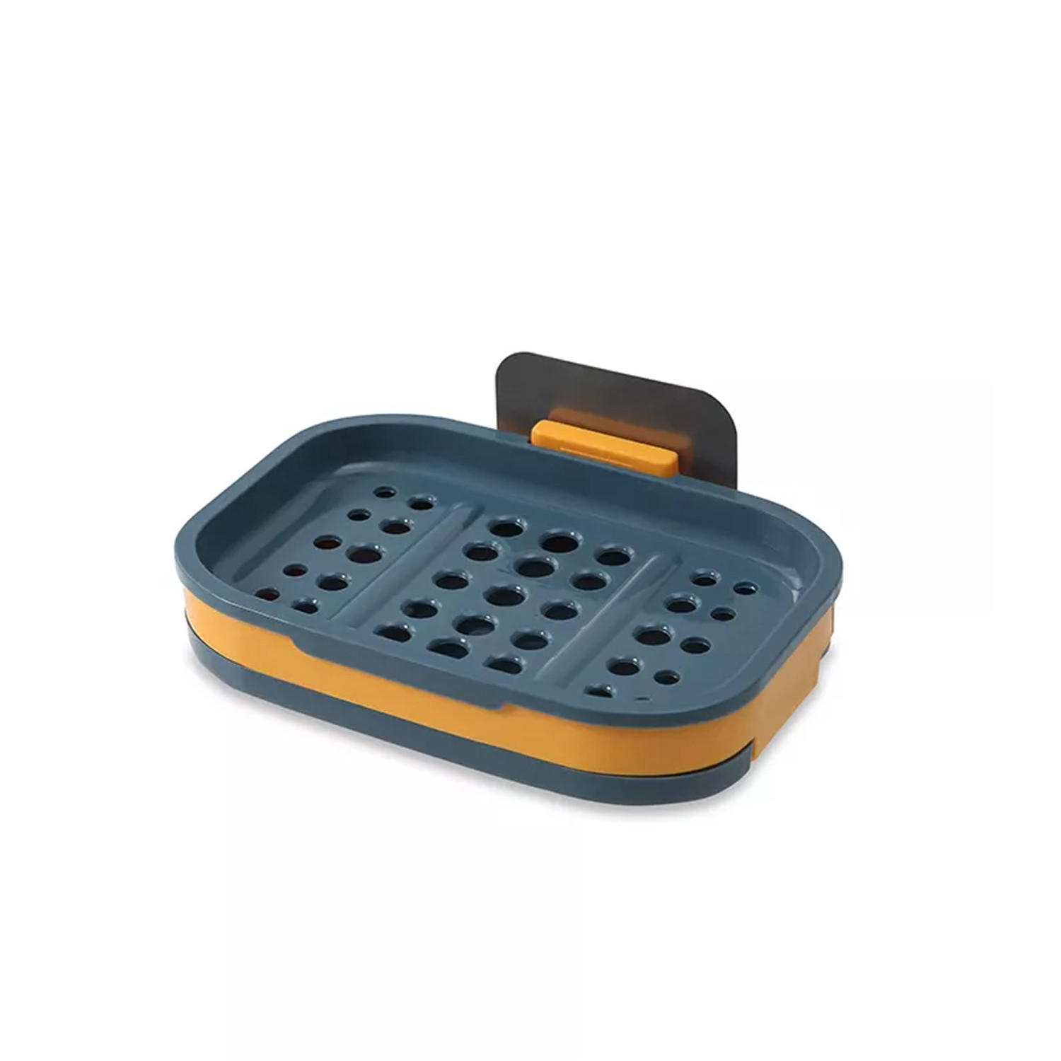 SEIFENSCHALE 13/9/2 cm zum kleben (Dunkel Blau) - Dunkelblau, Kunststoff (9/2/13cm) - Intirilife