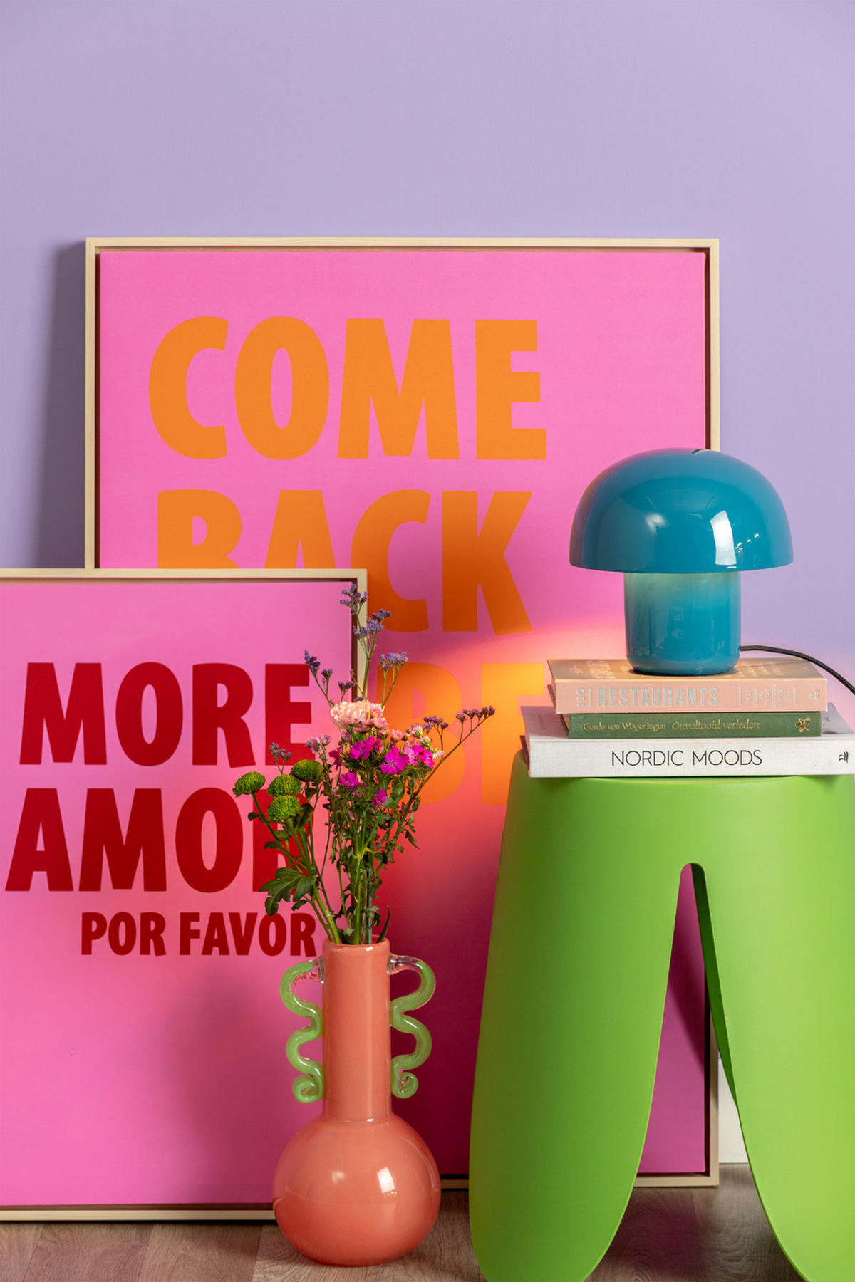 VASE Fiesta 14/14/28 cm - Pink, Glas (14/28cm) - Present Time