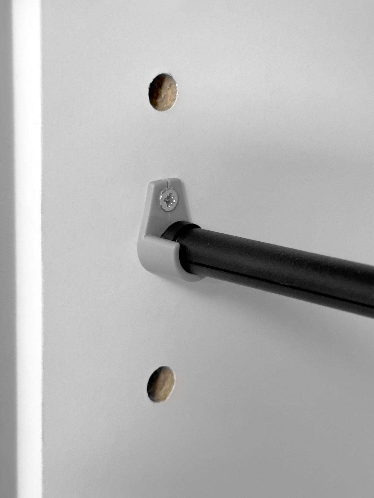SCHUHSCHRANK weiß 74 cm, Garderobenschrank 15 Fächer, bis 30 Paar Schuhe - Schwarz/Weiß, Holzwerkstoff/Kunststoff (70/181.5/34cm) - Furn.Design