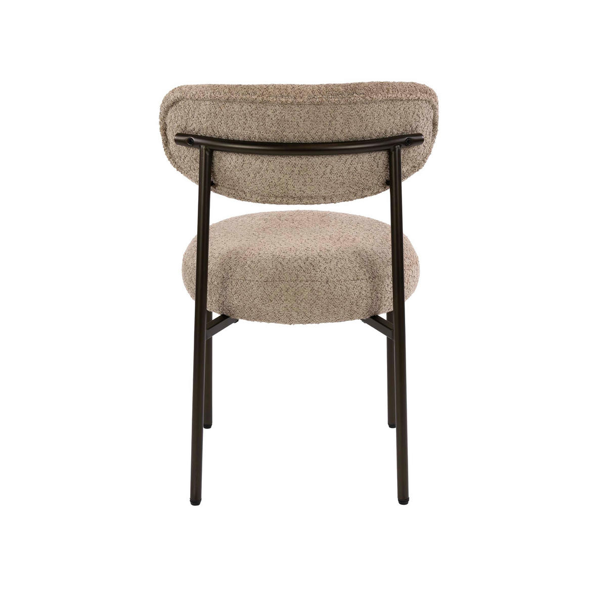 ESSZIMMERSTÜHLE Round Beige 57/52/81 cm - 2er-Set - Beige, Textil (52/81/57cm) - Hoyz Collection