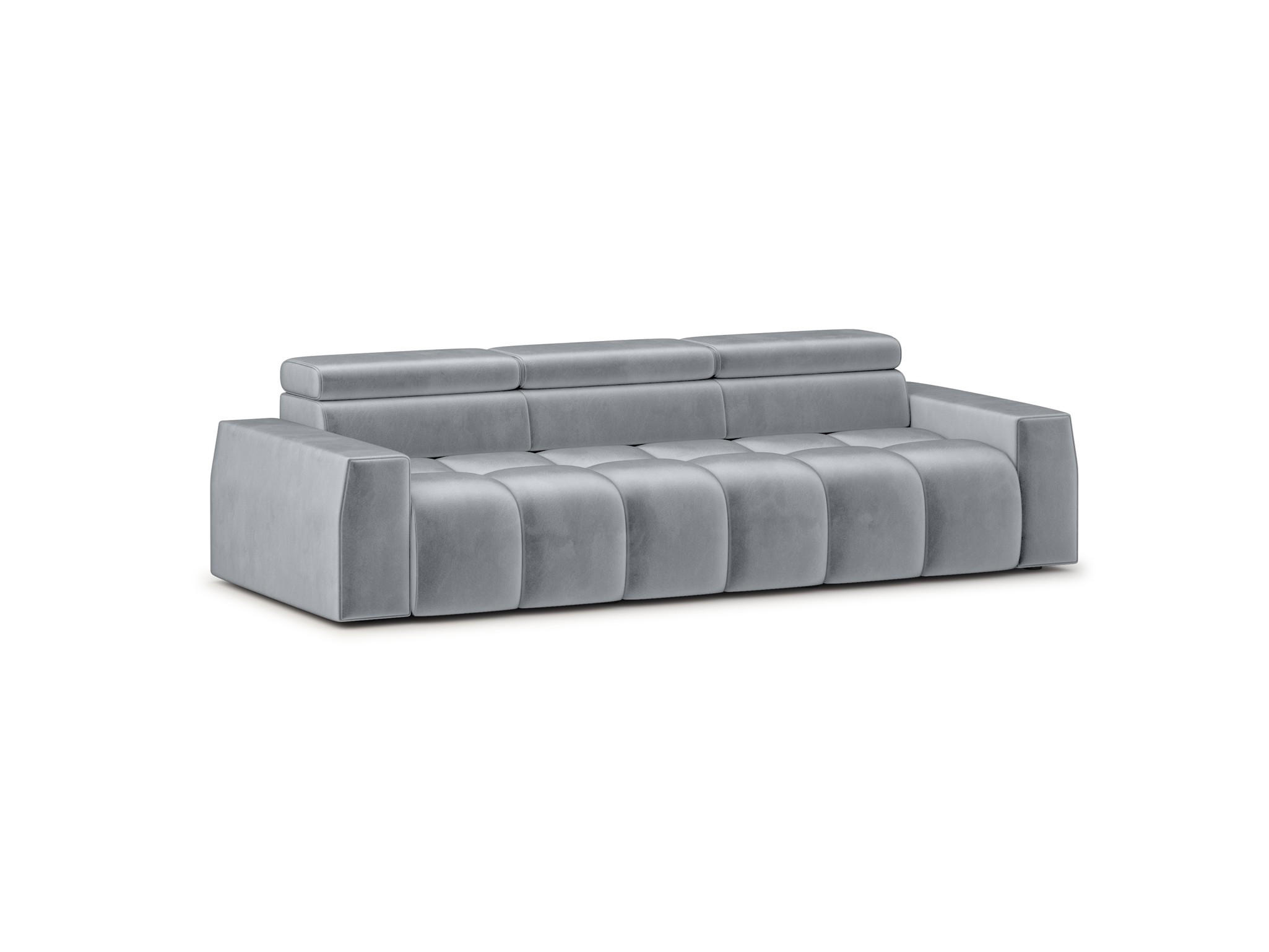 Fun Möbel Sofa Hellgrau 303x98x115 cm