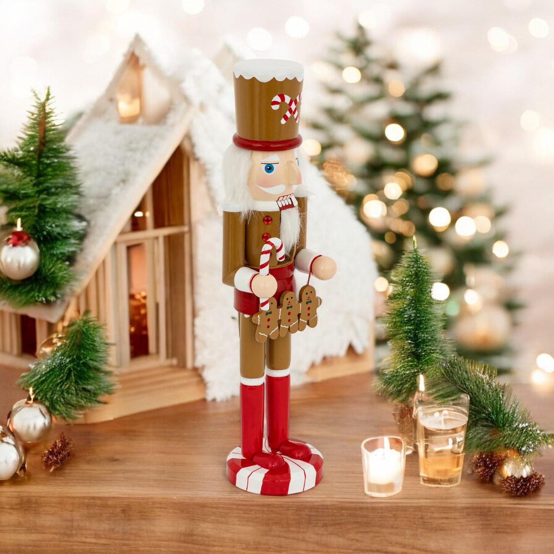 DEKOFIGUR Nussknacker 38 cm - Multicolor, Holz (8/38/10cm) - Atmosphera Createur d´interieur