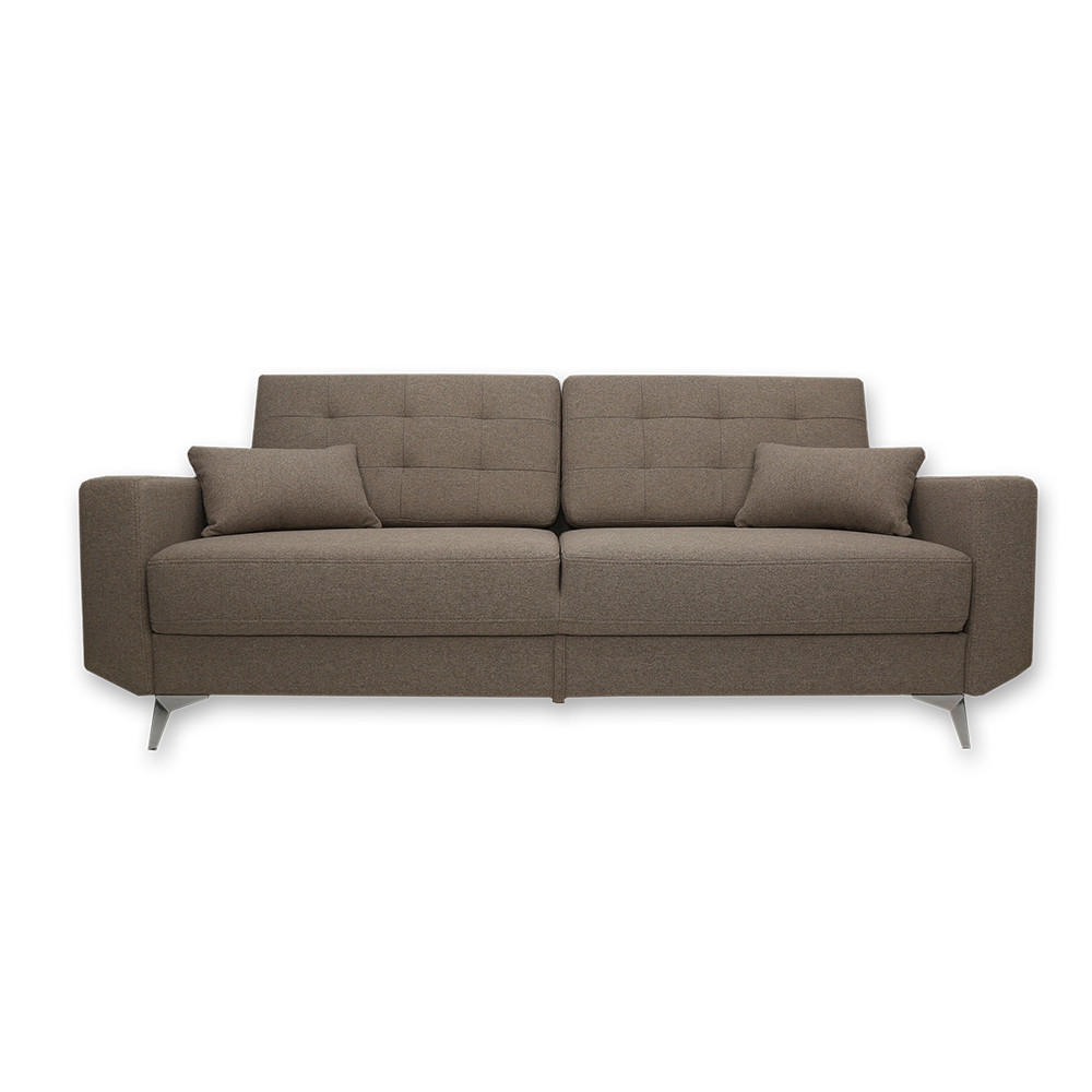 SOFA York Braun 230 cm - Braun, Holz (230/96/105cm) - VitaliSpa