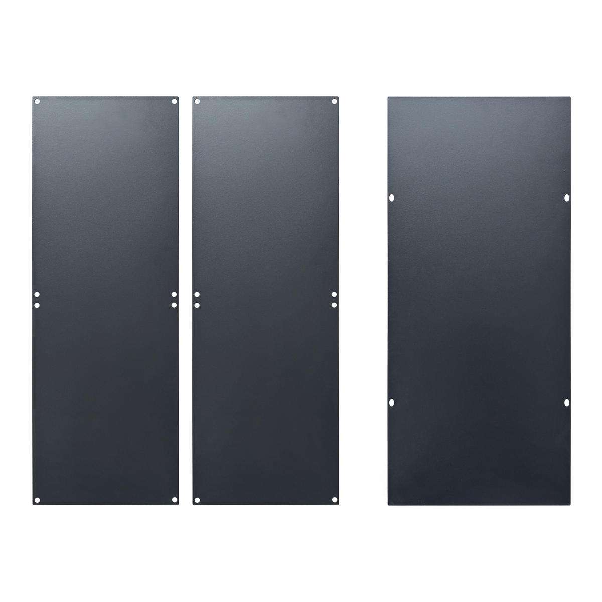 WANDREGAL-SET 5 TLG. Nostened - Schwarz, Metall (27.5/27.5/20cm) - [en.casa]