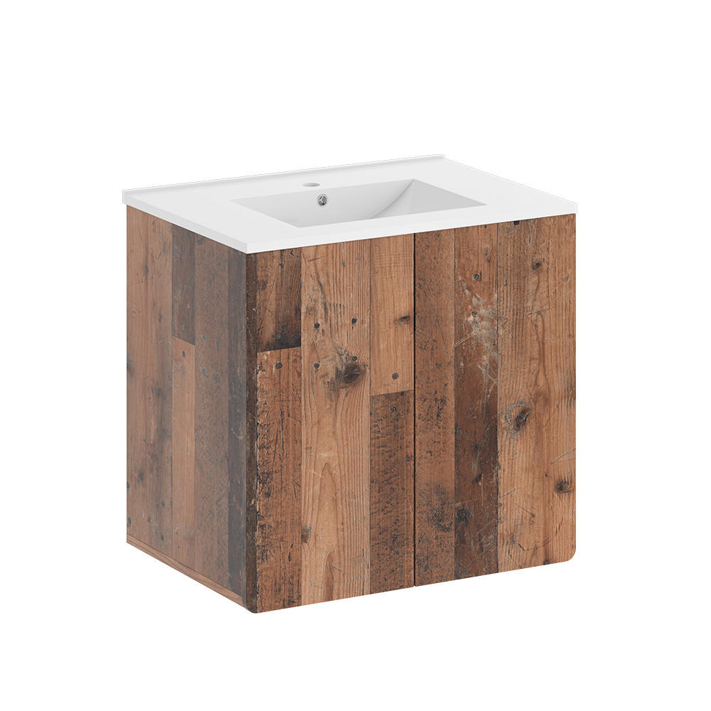 Vicco Waschbeckenunterschrank Alteiche 60x57x44.8 cm