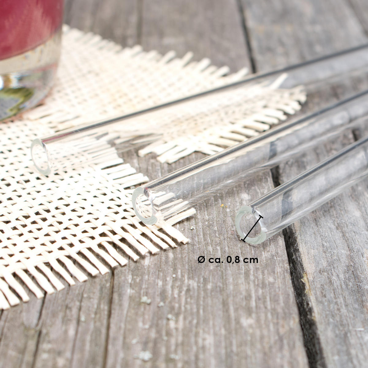 GLAS-TRINKHALME, transparent, Borosilikatglas - Transparent, Glas (0.8/20cm) - bremermann