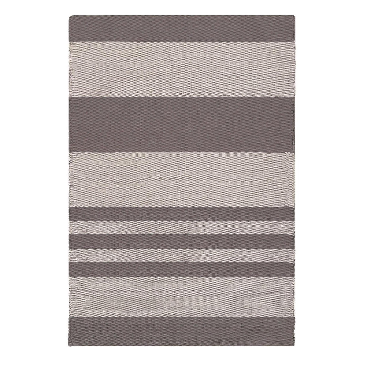 TEPPICH aus recycelter Baumwolle handgewebt bruin - Braun, Naturmaterialien (140/200cm) - AFK Living