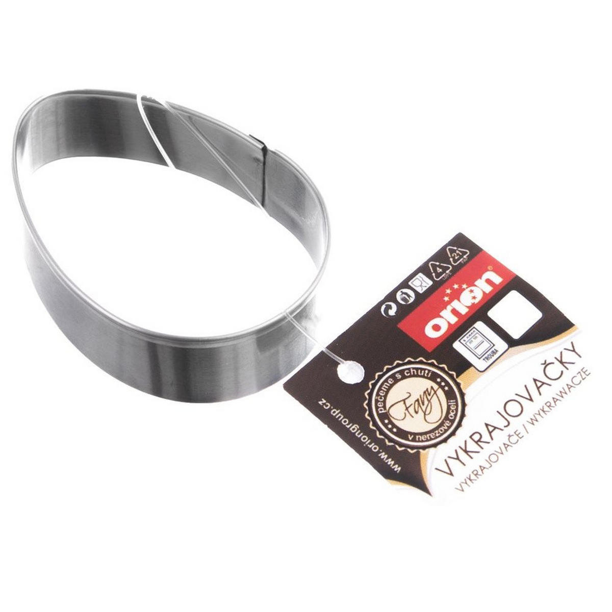 AUSSTECHFORM Osterei 5,5 cm Silber - Silberfarben, Metall (3.8/1.6/5.5cm) - Orion 