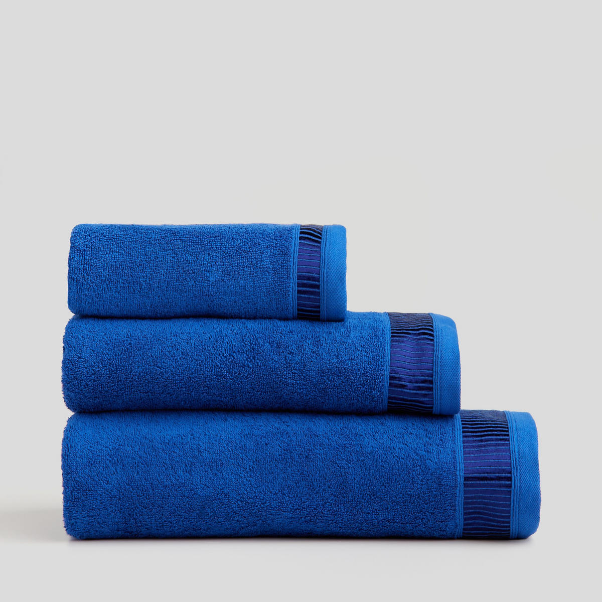 BADETUCH Alicanty - Dunkelblau, Textil (100/150cm) - home&you