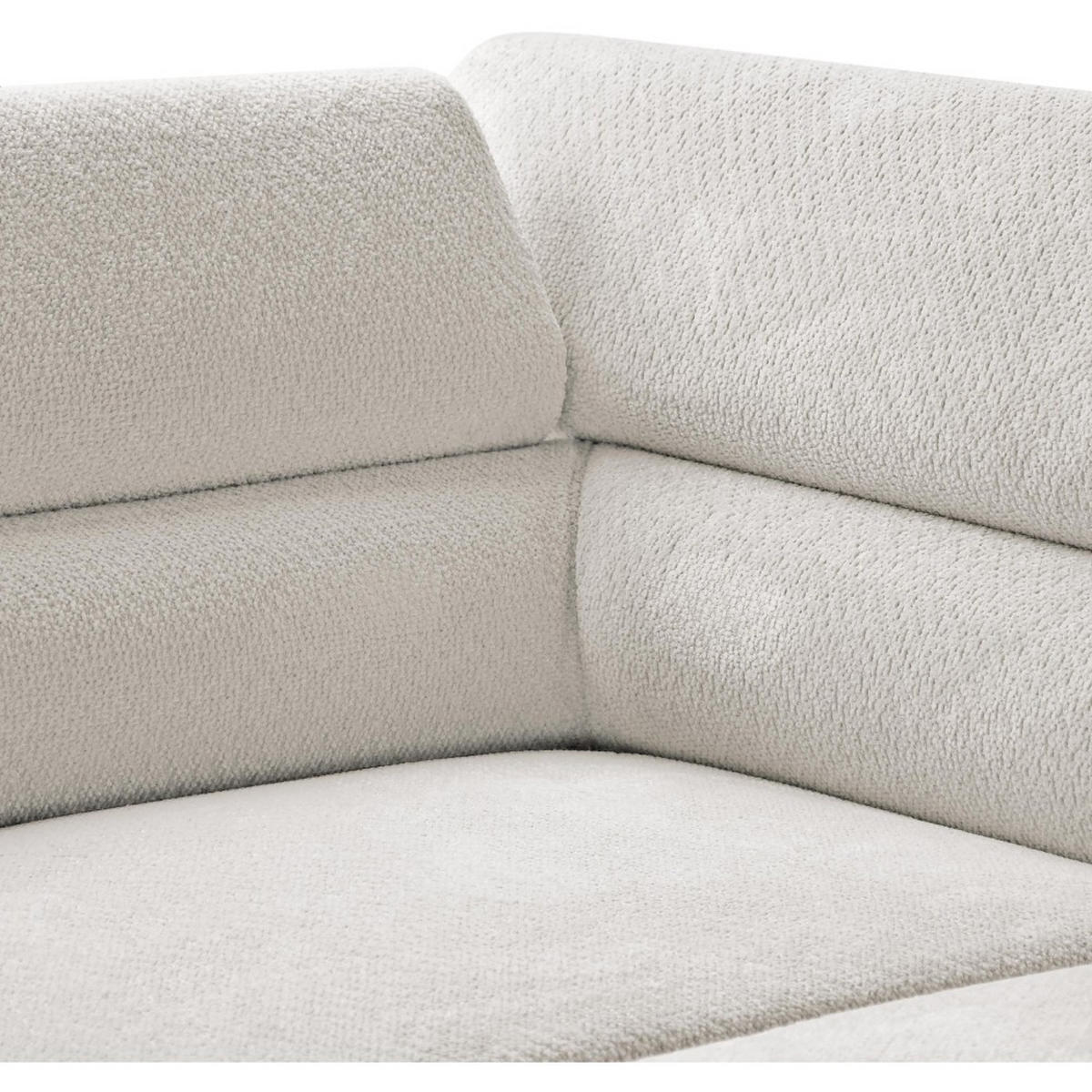 ECKSCHLAFSOFA Mellow mit Bettkasten, Beige, links - Beige/Schwarz, Textil (270/205cm) - Beautysofa