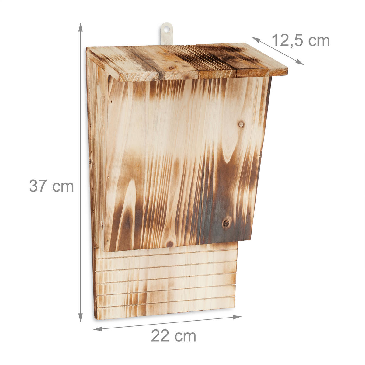 FLEDERMAUSKASTEN - Multicolor, Holz/Metall (22/37/12.5cm) - Relaxdays