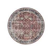 VINTAGE-TEPPICH George waschbar ø 160 cm rund - Multicolor, Kunststoff (160/160cm) - benuta