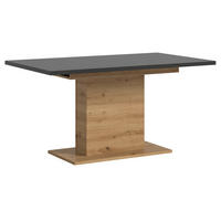 ESSTISCH grau, Eiche Artisan Küchentisch ausziehbar 150 - 190 cm - Eiche Artisan/Grau, Holzwerkstoff/Metall (150/90/76cm) - Inn.Furn