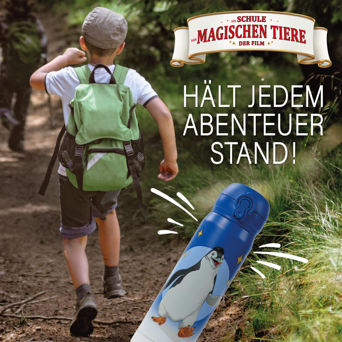 TRINKFLASCHE Kinder 380 ml - Blau, Kunststoff (0.38L) - Stoneline