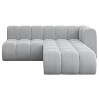 ECKSOFA modulares Sofa Darnel-L1 - 205x177x70 cm Grau - Grau, Holzwerkstoff/Textil (205/177cm) - ALTDECOR