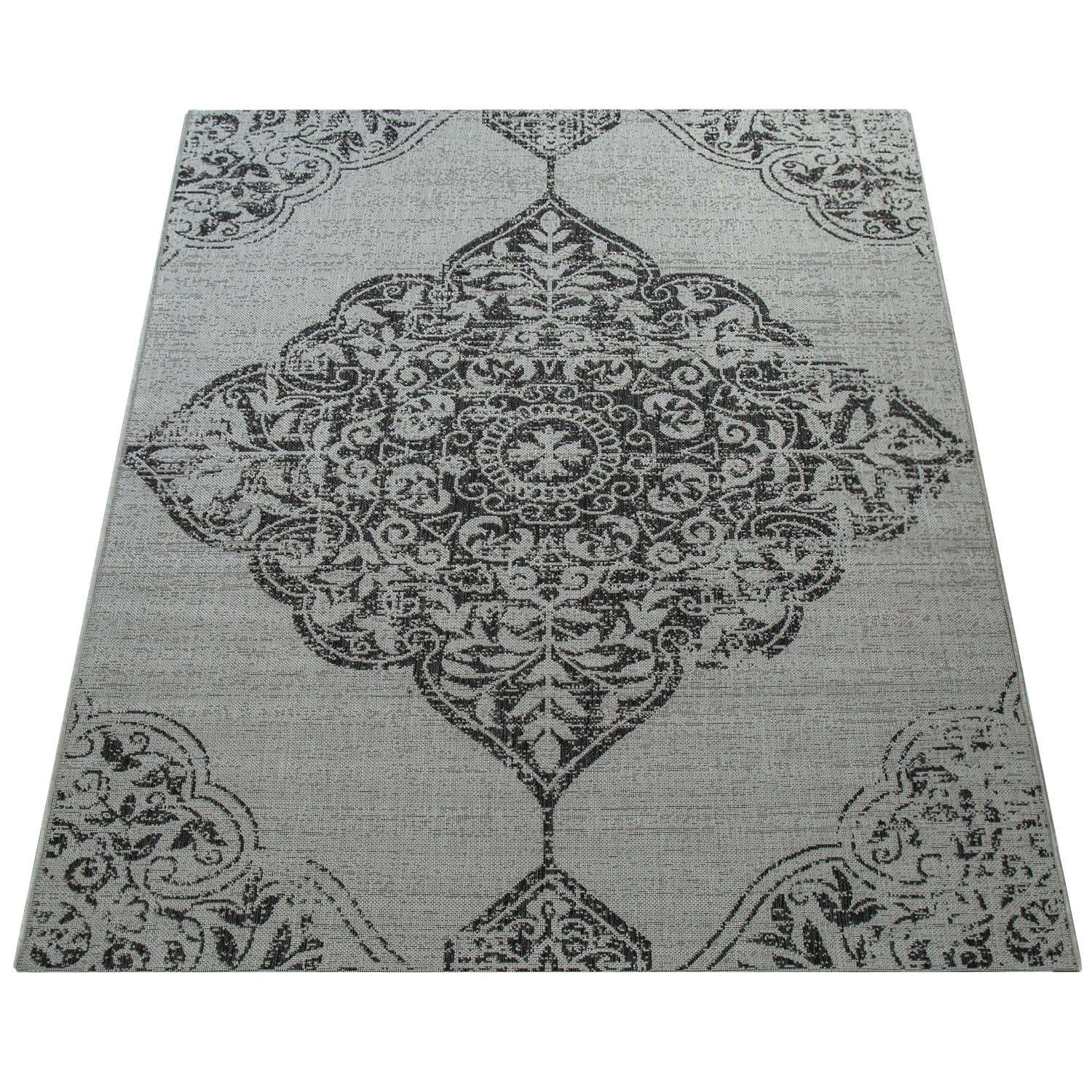 OUTDOORTEPPICH 80/150 COCO 202 - Grau, Kunststoff (80/150cm) - Paco Home