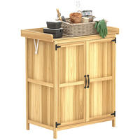 GARTENSCHRANK DE-09263 Naturholz - Naturfarben, Holz (43/88/74cm) - ComfortXL