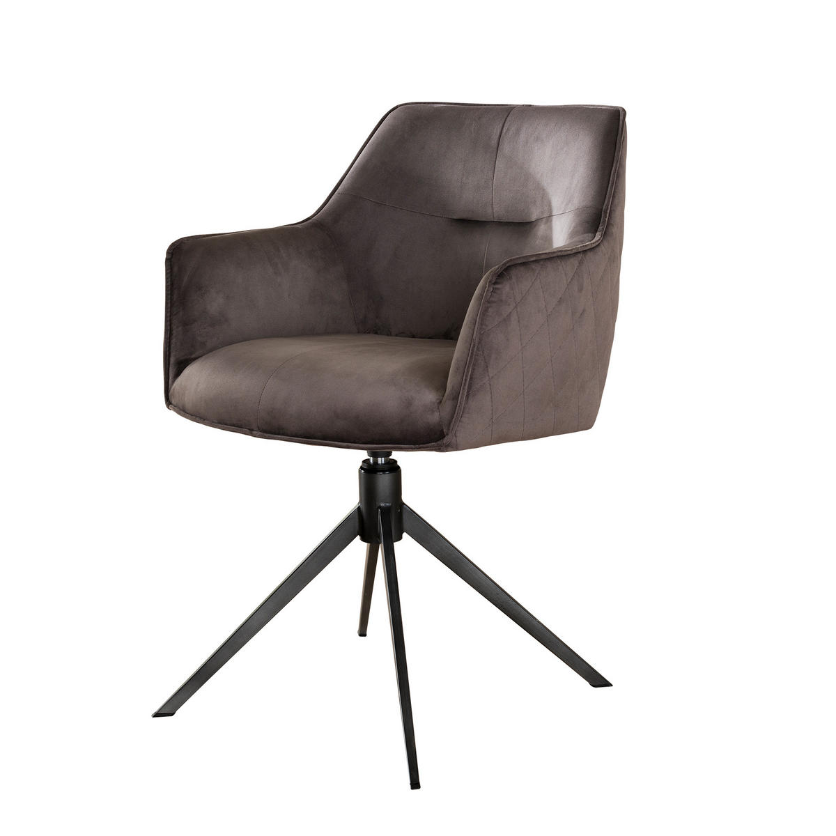 ESSZIMMERSTUHL Pull Grau 62/61/83 cm 2er-Set - Grau, Textil (61/83/62cm) - Hoyz Collection