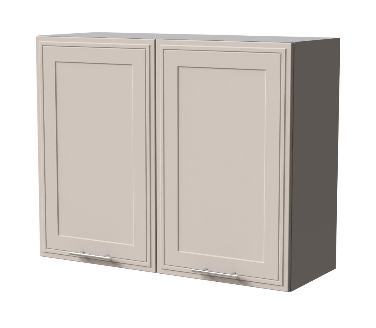 HÄNGESCHRANK Salo W3/90 Grau / Kaschmir Matt 90 / 32,5 / 72cm - Kaschmir/Grau, Holz/Holzwerkstoff (90/72/32.5cm) - Feldmann-Wohnen