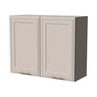 HÄNGESCHRANK Salo W3/90 Grau / Kaschmir Matt 90 / 32,5 / 72cm - Kaschmir/Grau, Holz/Holzwerkstoff (90/72/32.5cm) - Feldmann-Wohnen