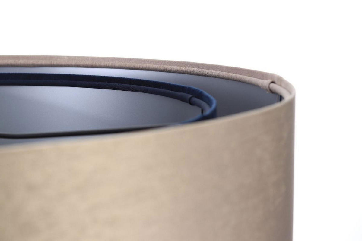HÄNGELEUCHTE Blau 40/20 cm - Blau/Beige, Kunststoff (40/1/20cm) - ONZENO