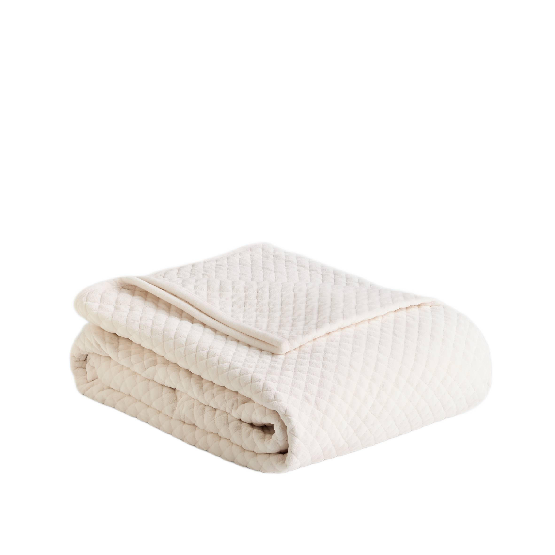 TAGESDECKE Plums - Ecru, Textil (200/220cm) - home&you
