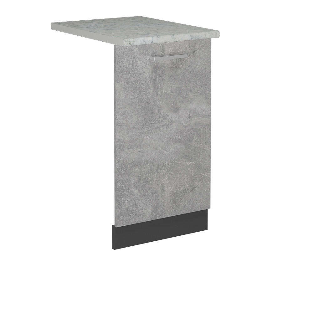 DISKMASKINENS FRONTPANEL R-Line betong 45 cm , AP Marble Gr&aring;, Antracit 81.8/45/60 cm