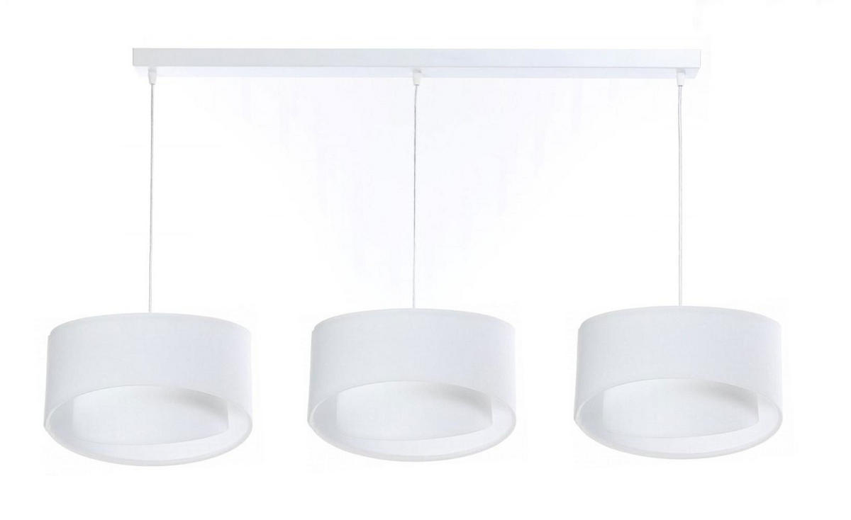 HÄNGELEUCHTE Weiß 30/18 cm - Weiß, Kunststoff (30/0.3/18cm) - ONZENO