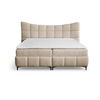BOXBETT Nova In Rolf - Beige, Holzwerkstoff/Textil (180/200cm) - Fun Möbel