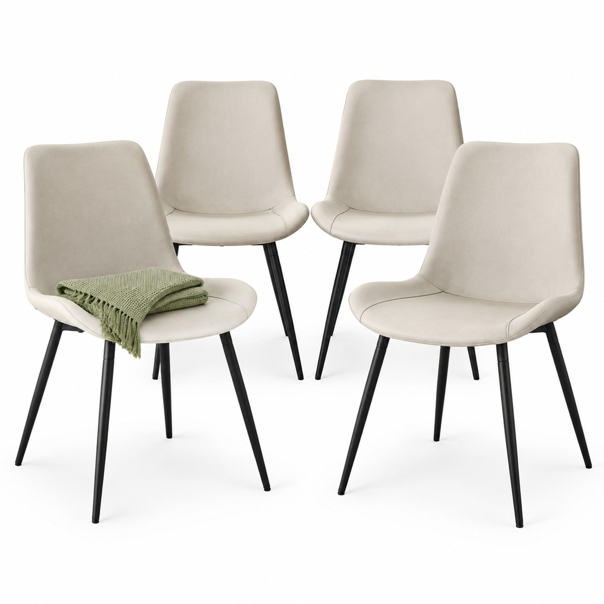 Mivray Esszimmerstuhl Grau 47x83x50 cm