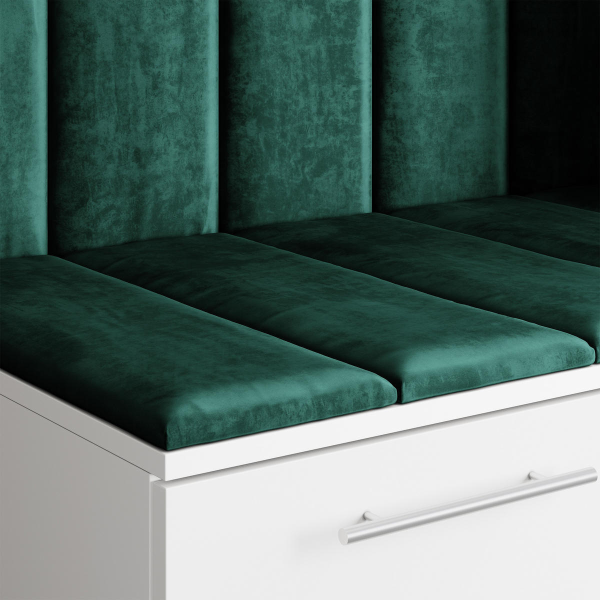 GARDEROBENSCHRANK REMA 180/240/60 cm Modern Garderobe-Set Kaschmir - Kaschmir/Grün, Holzwerkstoff (180/240/60cm) - MASSENO