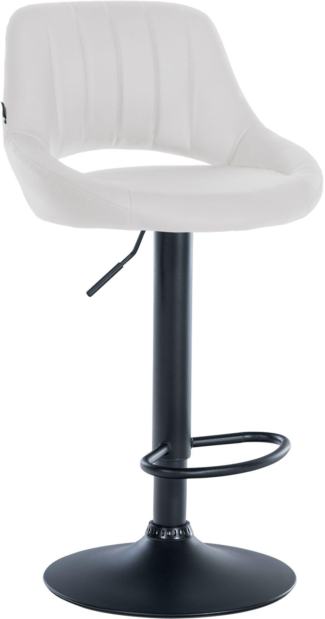 Deluke Barhocker Weiß 47x85x48 cm